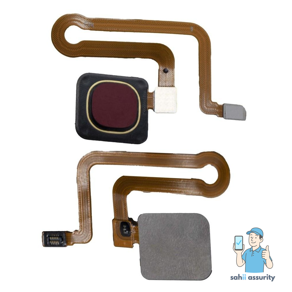 Fingerprint Sensor with Flex Cable for Vivo Y12 Red